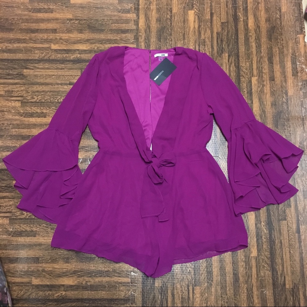 FUSHIA ROMPER